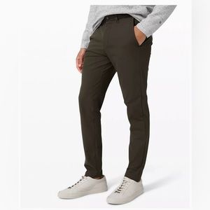 Lululemon Commission Slim-Fit Pant with Warpstreme - 30” x 30” - Dark Olive
